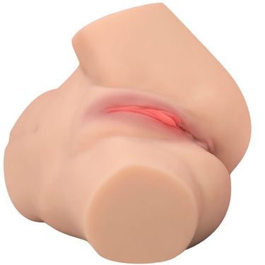 Masturbatore realistico doppia penetrazione XISE, multi-posizione e silicone TPE